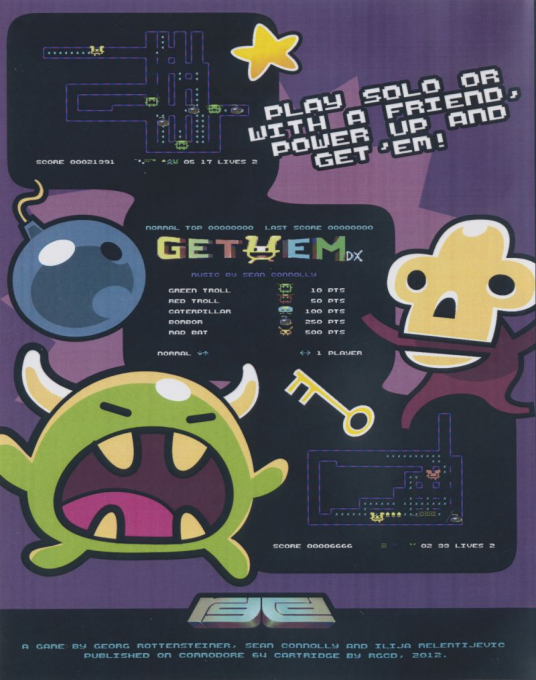 Get'em DX (Homebrew) — Box back